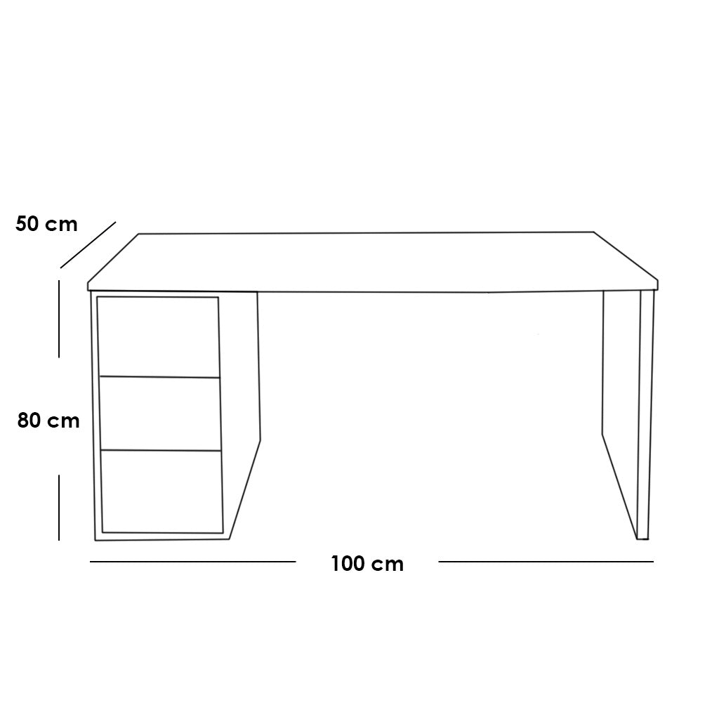 مكتب خشب - MAKFUOF8225
